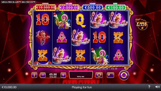 Mega Fire Blaze Big Circus screenshot