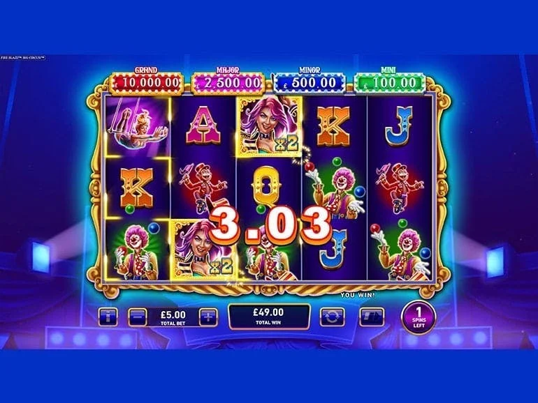 Mega Fire Blaze Big Circus Captura de pantalla 2